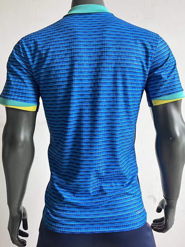 2024 Brazil Away Player Version Soccer Jersey
