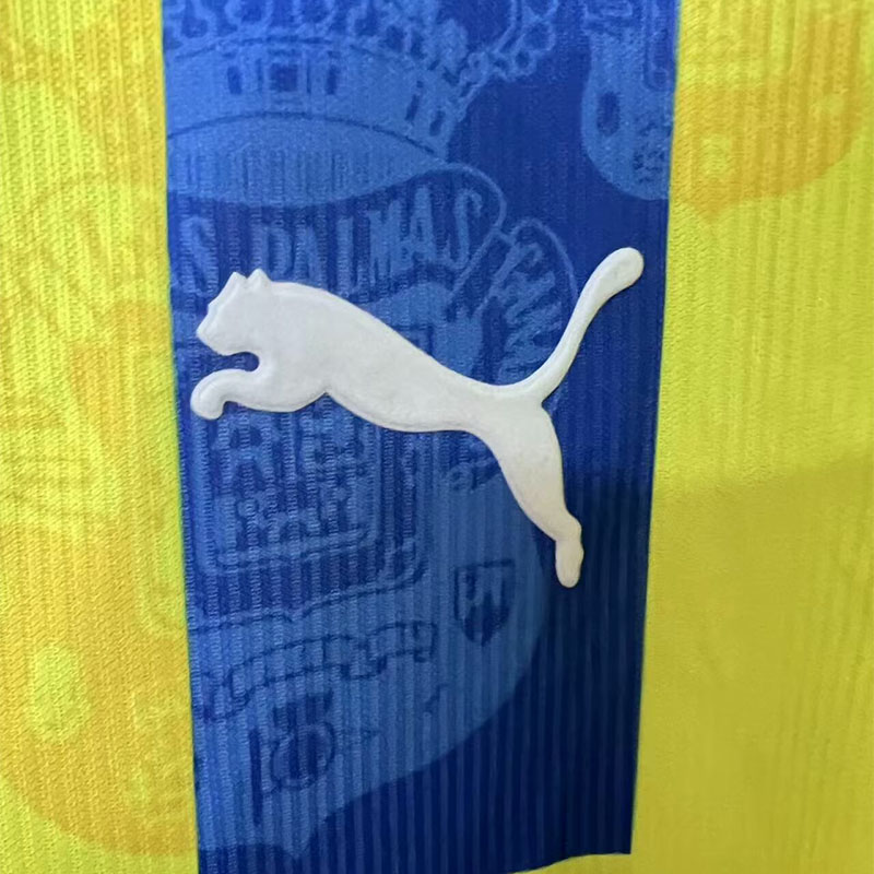 1997-1998 Las Palmas Away Retro Soccer Jersey *带章