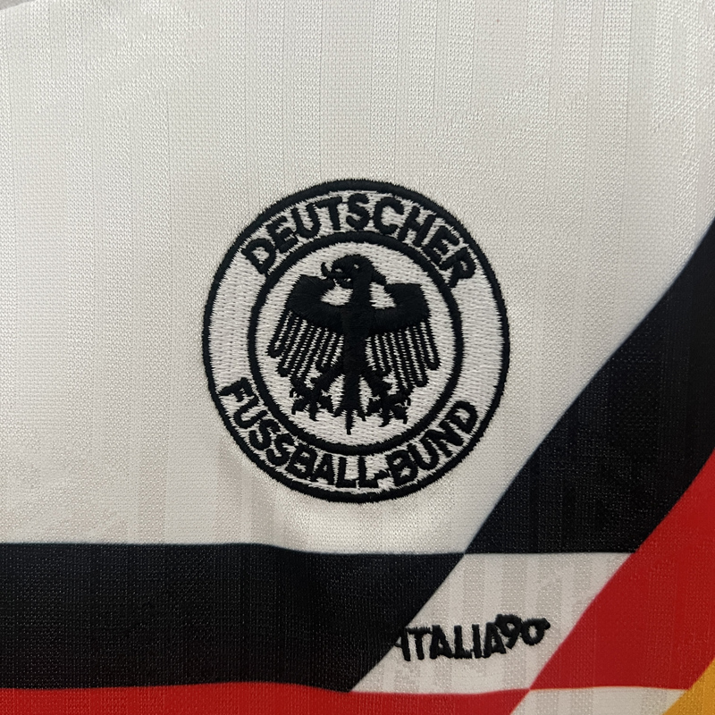 1990 Germany Home Kids Retro Soccer Jersey