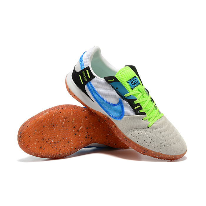 Streetgato Soccer Shoes-White/Blue-1094081