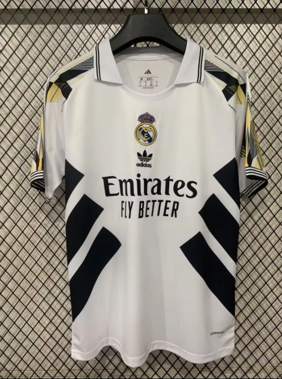 25-26 RMA Special Edition White Fans Training Shirts *中间标
