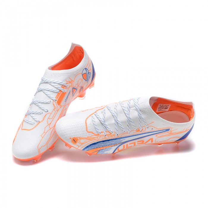 Ultra Ultimate FG Soccer Shoes-Orange/White-9953439