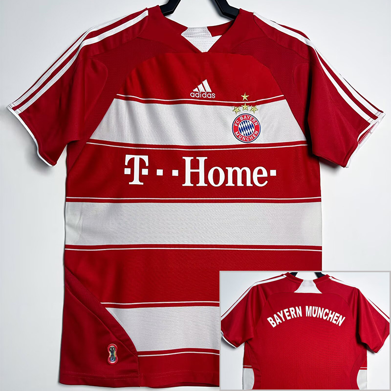 2007-2008 Bayern Home Retro Soccer Jersey