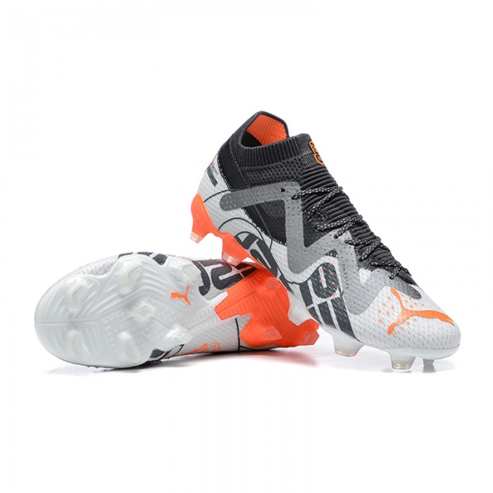 Future Ultimate FG Soccer Shoes-White/Black-2891159