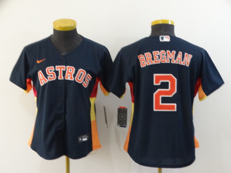Houston Astros Women's baseball jersey BREGMAN 2 fans edition
