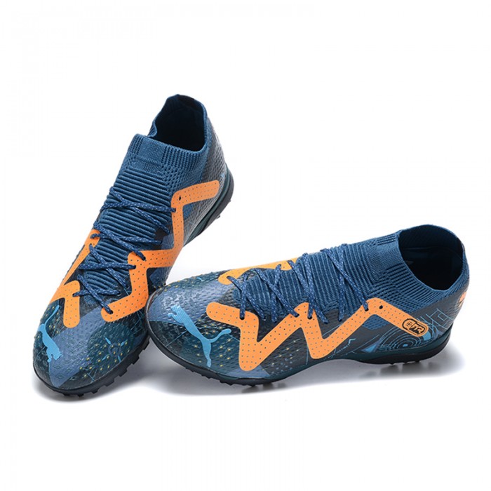 Ultra Ultimate TF Soccer Shoes-Navy Blue/Orange-2281749