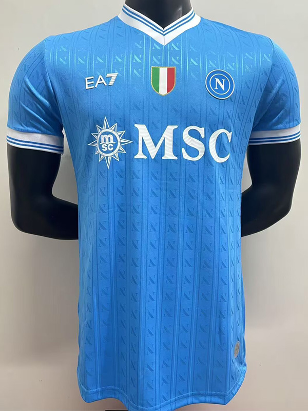25-26 Napoli Home Player Version Soccer Jersey