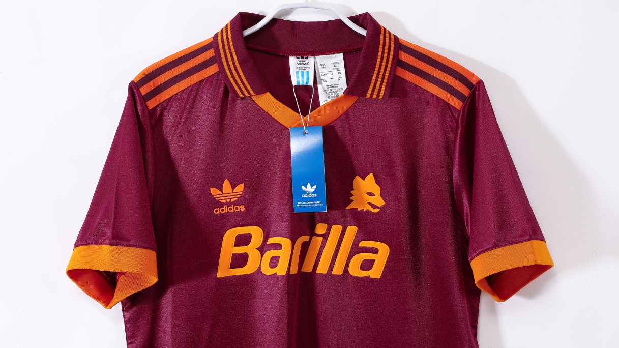 1992-1994 Roma Home Retro Soccer Jersey