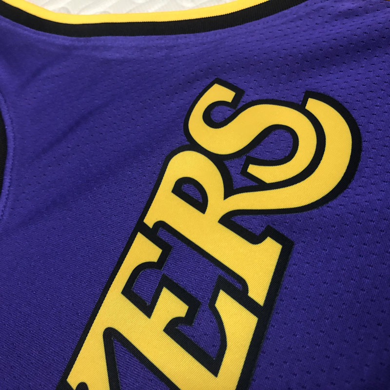 22-23 LAKERS JAMES #23 Purple Top Quality Hot P...