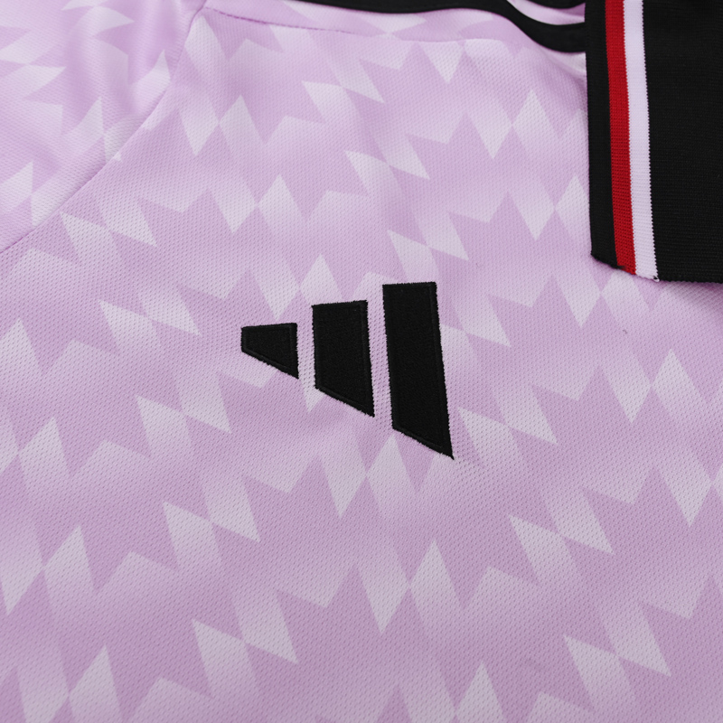 25-26 Man Utd Pink Polo Short Sleeve