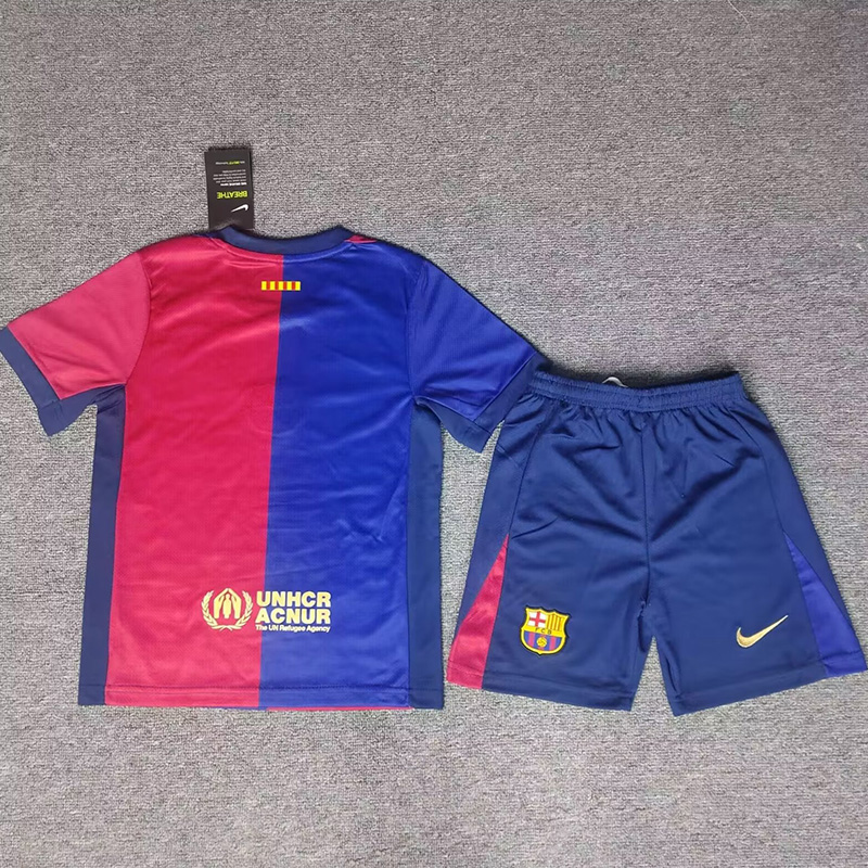 24-25 BAR Home Joint Edition Kids Soccer Jersey *酷玩