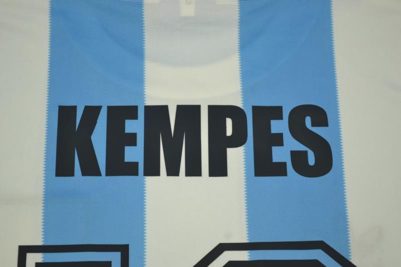 1978 Argentina Home Retro Soccer Jersey