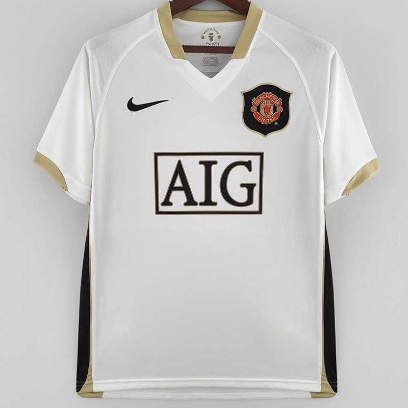 2006-2007 Man Utd Away Retro Soccer Jersey