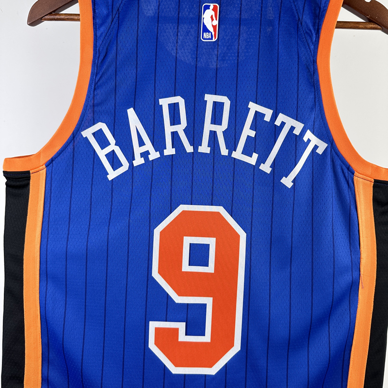 23-24 KNICKS BARRETT #9 Blue City Edition Top Q...