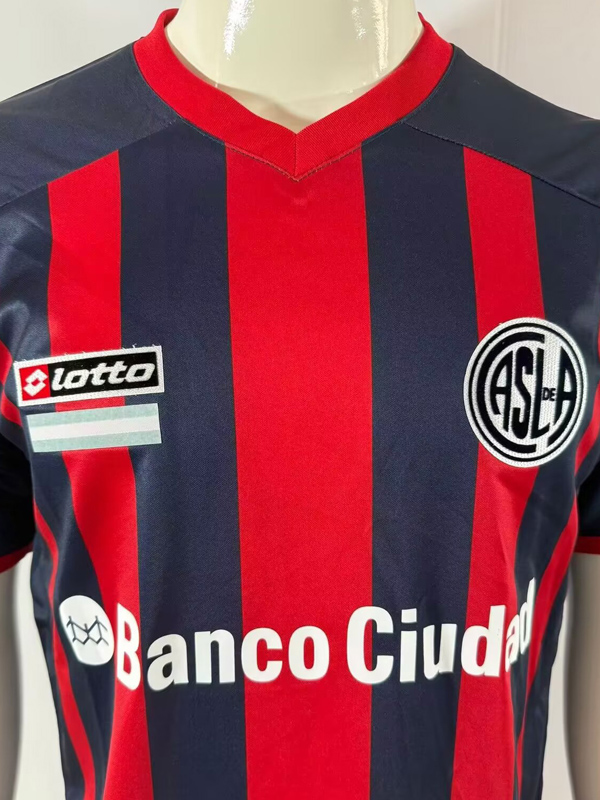 2013-2014 San Lorenzo Home Retro Soccer Jersey
