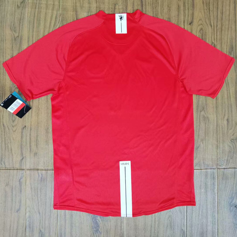 2007-2008 Man Utd Home Retro Soccer Jersey