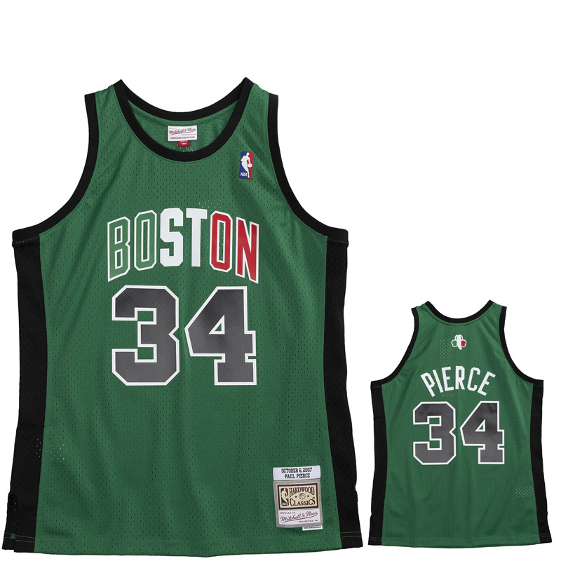 CELTICS PIERCE #34 Green Italian Game Edition T...