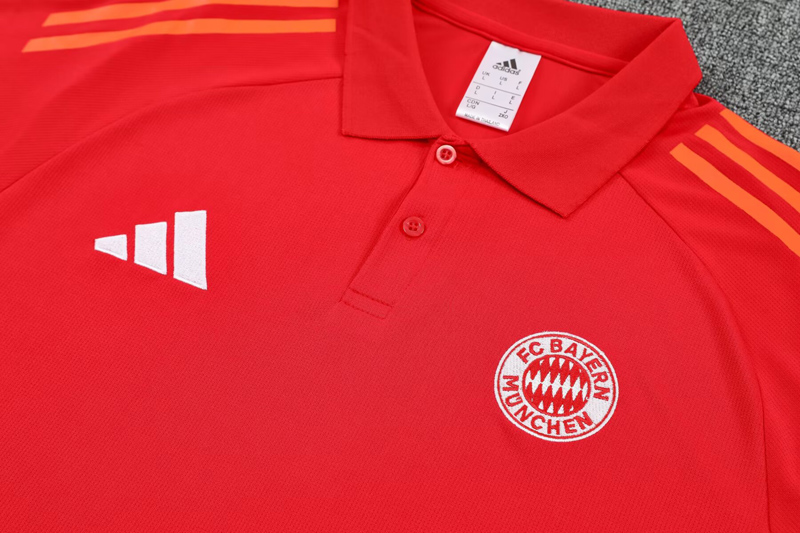 25-26 Bayern Red Polo Tracksuit