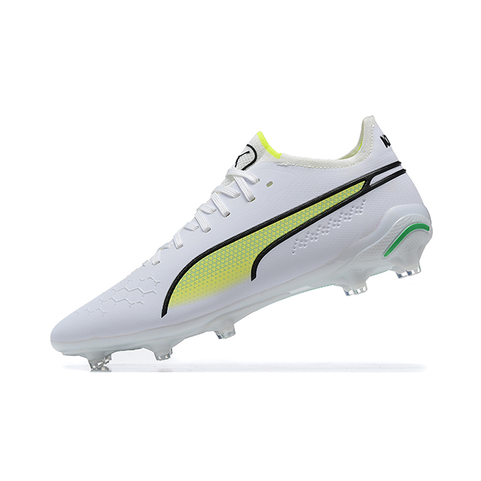 King Ultimate Icon MG Soccer Shoes-White/Green-1978648