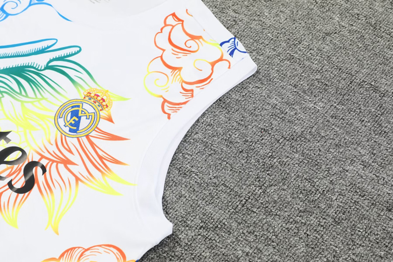 24-25 RMA White Tank top and shorts suit #彩龙