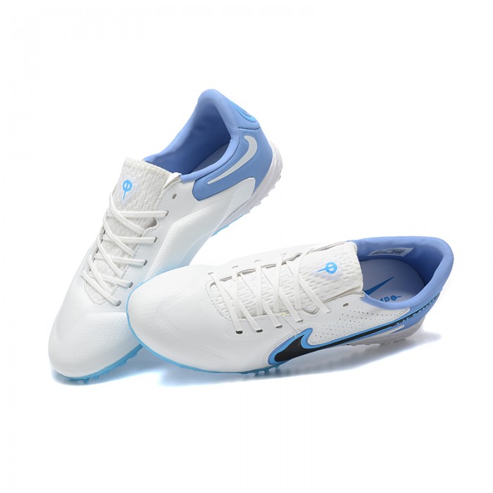 Tiempo Legend 9 TF Soccer Shoes-White/Blue-5943449