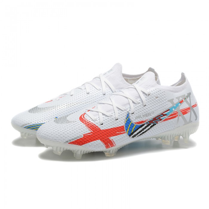Phantom GT2 Dynamic Fit Elite FG Soccer Shoes-White/Red-2661229