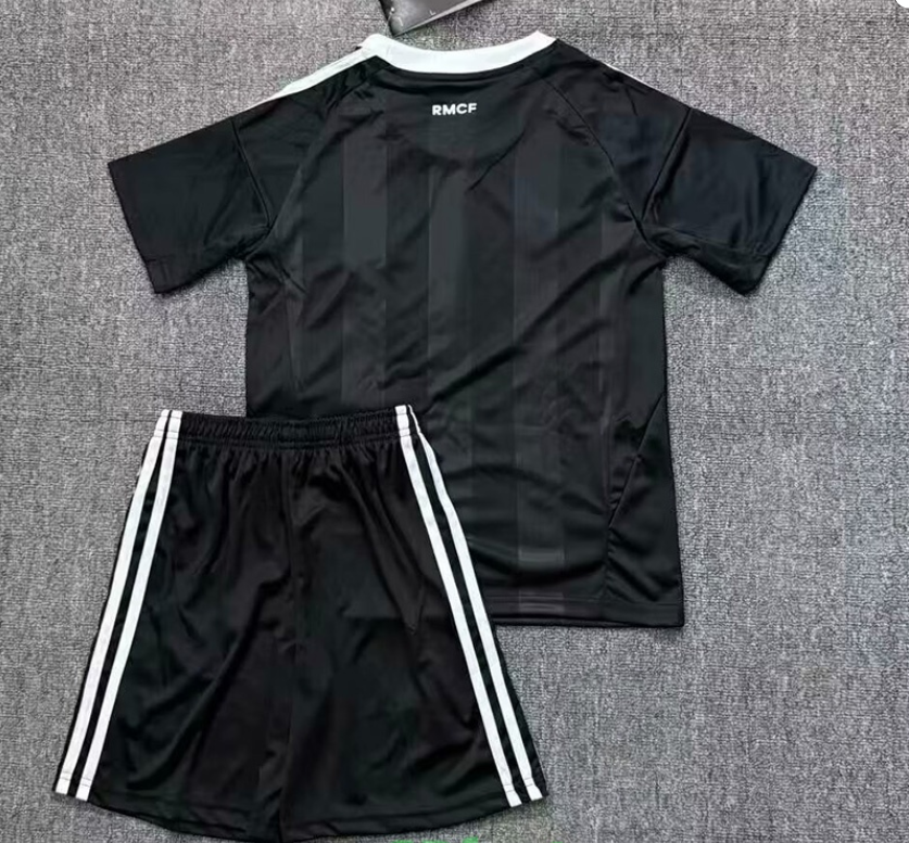 25-26 RMA Black GoalKeeper Kids Soccer Jersey