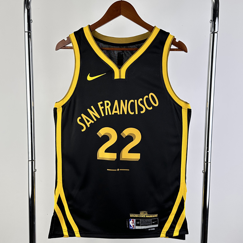 23-24 WARRIORS WIGGINS #22 Black City Edition T...