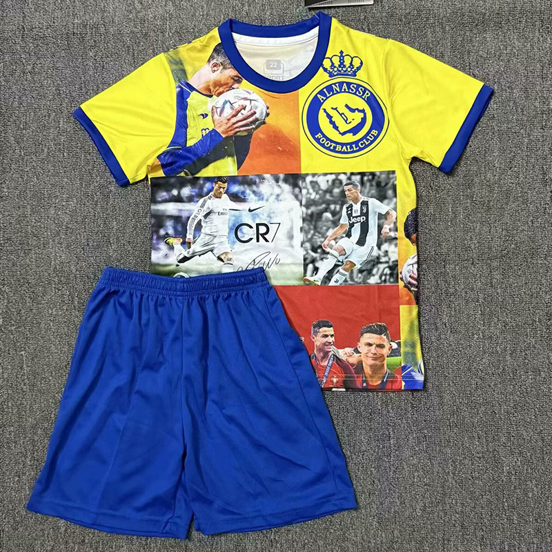 25-26 AL-Nassr RONALDO Special Edition  Kids Soccer Jersey