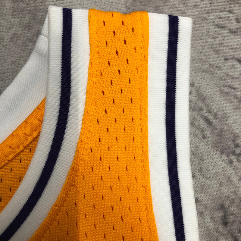 1997 LAKERS BRYANT #8 Yellow Retro Top Quality ...