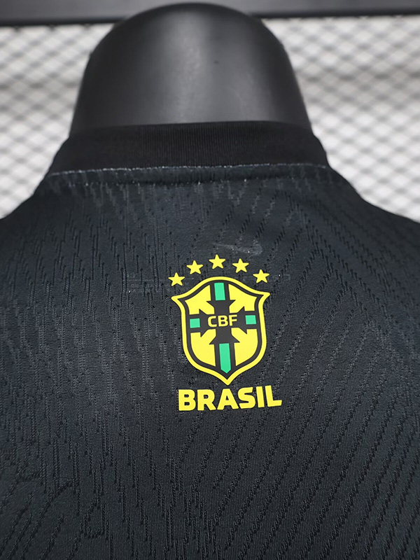 24-25 Brazil Black Special Edition Player Version Soccer Jersey