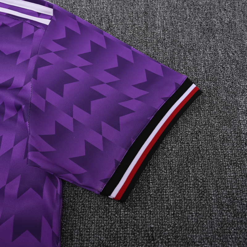 25-26 Man Utd Purple Polo Short Sleeve