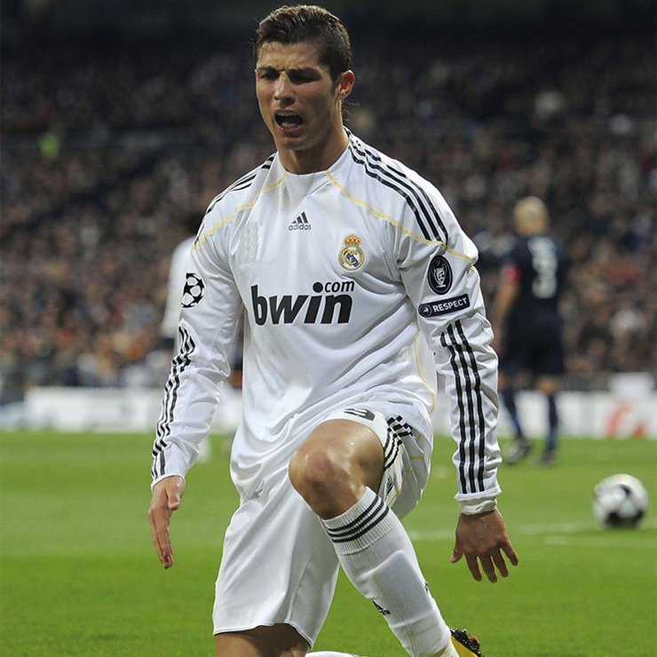 2009-2010 RMA Home Player Version 球员 Retro Soccer Jersey