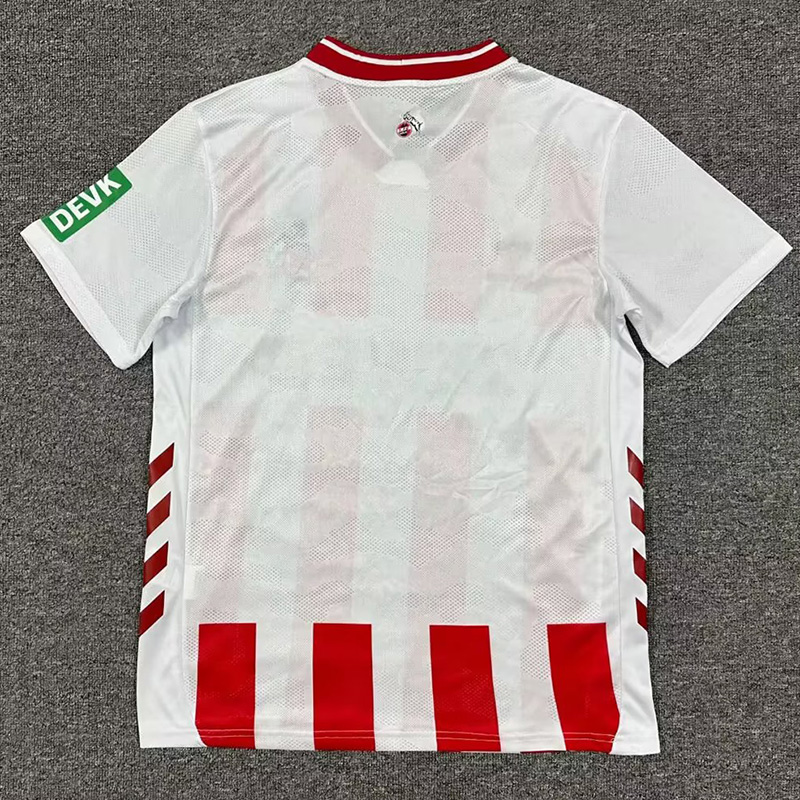 25-26 Koln Home Fans Soccer Jersey (V领)