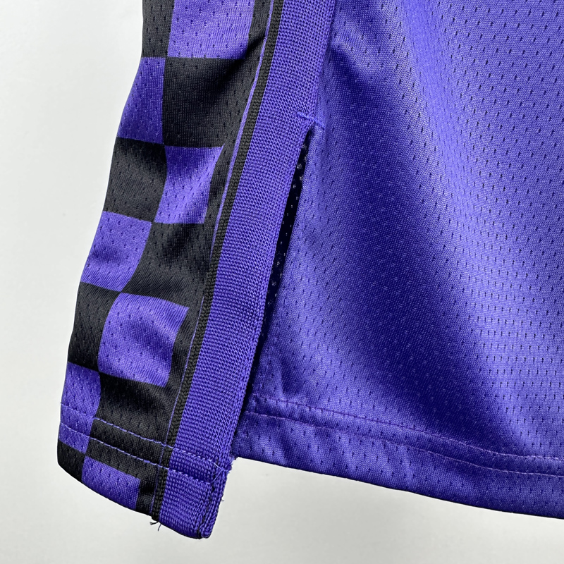 23-24 Kings DEROZAN #10 Purple Top Quality Hot Pressing NBA Jersey (Trapeze Edition)飞人版