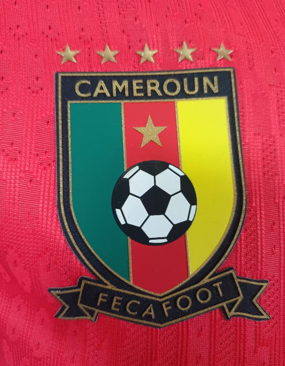 25-26 Cameroon Red Player Version Soccer Jersey