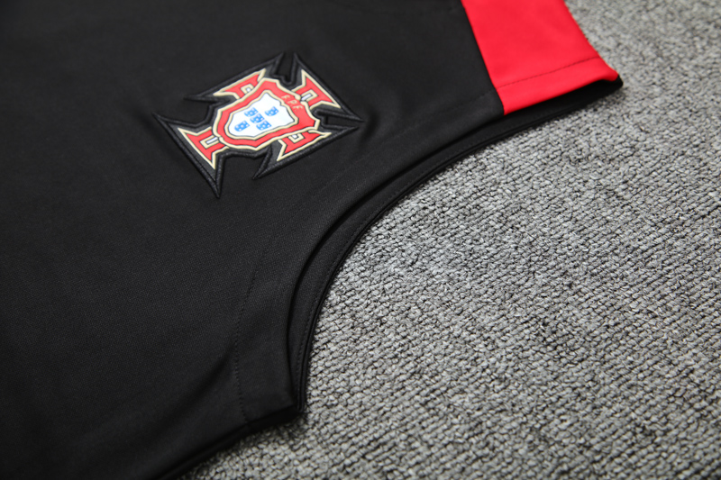 24-25 Portugal Black Tank top and shorts suit