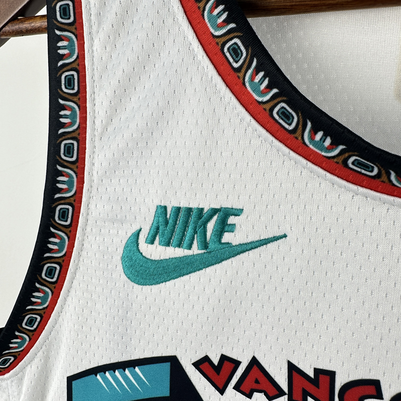 24-25 Grizzlies KAWAMURA #17 White Retro Top Quality Hot Pressing NBA Jersey