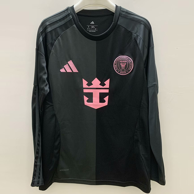 25-26 Inter Miami Away Long Sleeve Soccer Jersey (长袖)
