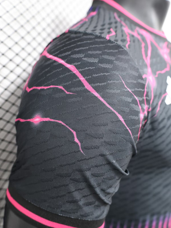 24-25 RMA Black Special Edition Player Version Soccer Jersey #豹