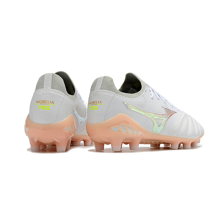 MORELIA NEO III FG Soccer Shoes-White/Brown-381937
