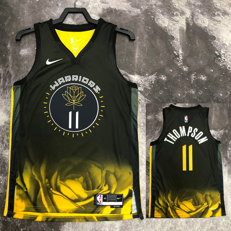22-23 WARRIORS THOMPSON #11 Black City Edition ...