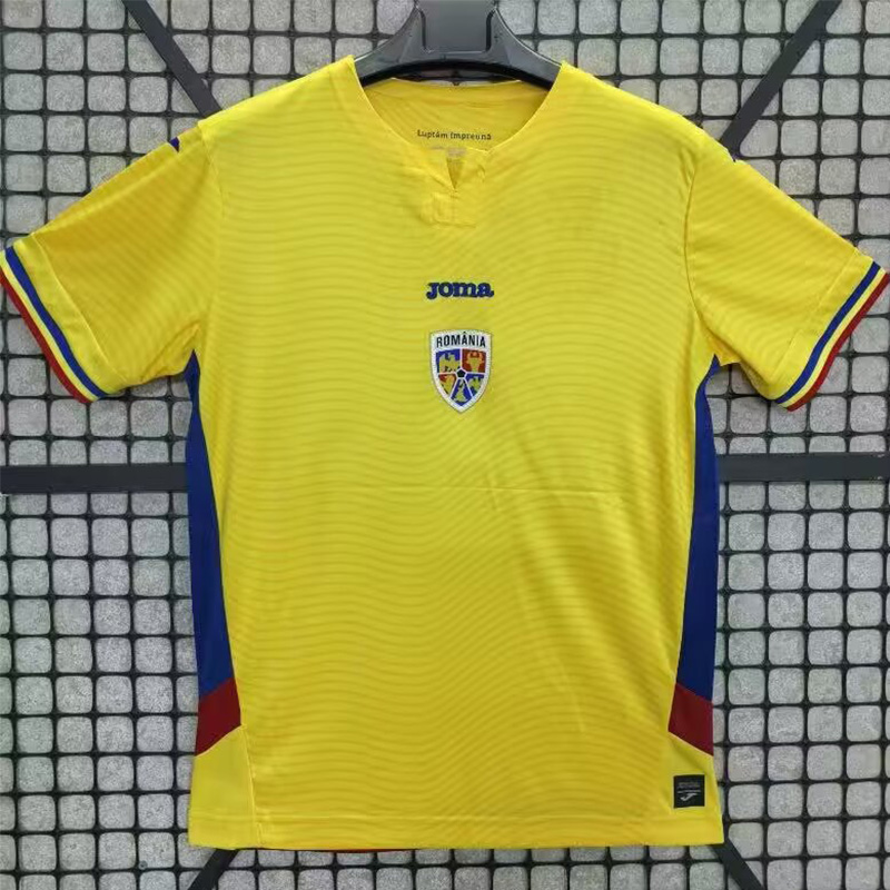 25-26 Romania Home Fans Soccer Jersey