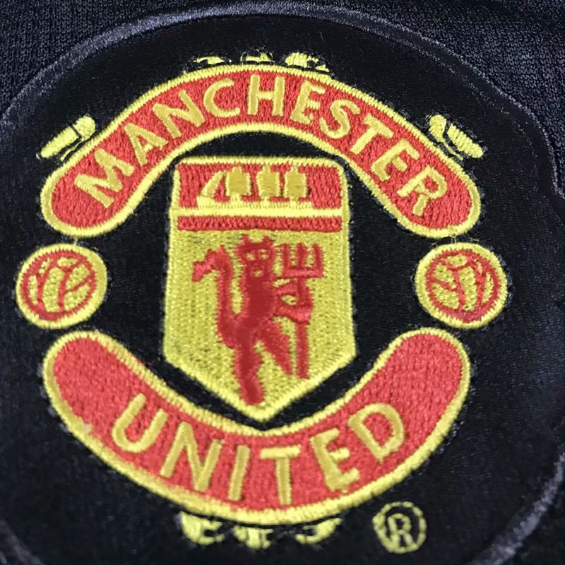 2007-2008 Man Utd Away Black long sleeve Retro ...