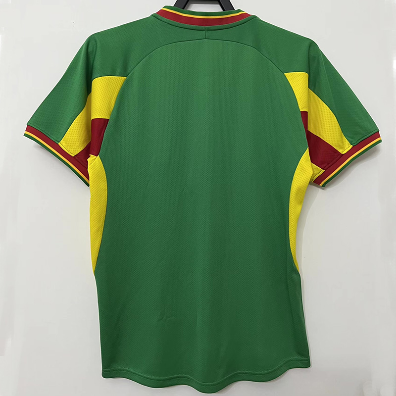 2002 Senegal Green Retro Soccer Jersey