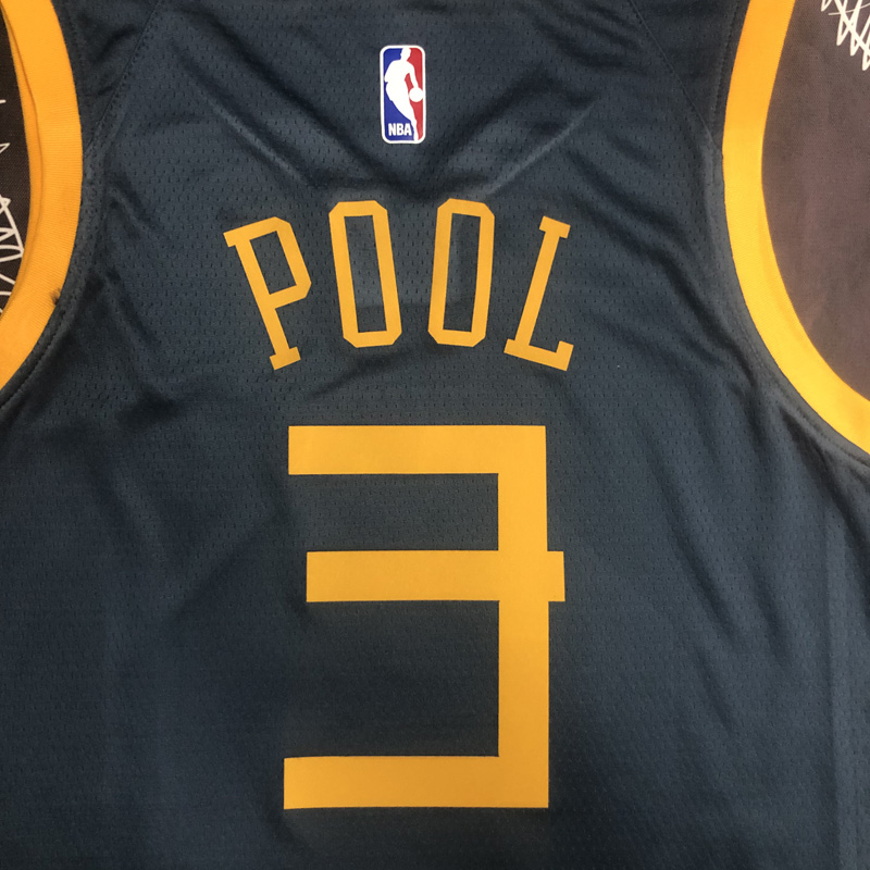 2018 WARRIORS POOL #3 Black Gray Top Quality Ho...