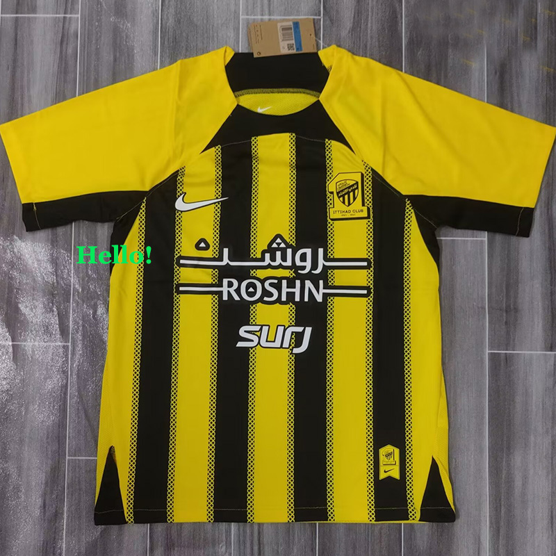 24-25 Ittihad Home Fans Soccer Jersey