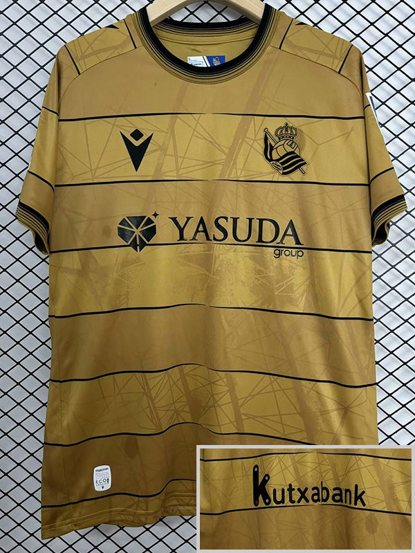 24-25 Real Sociedad Away Fans Soccer Jersey