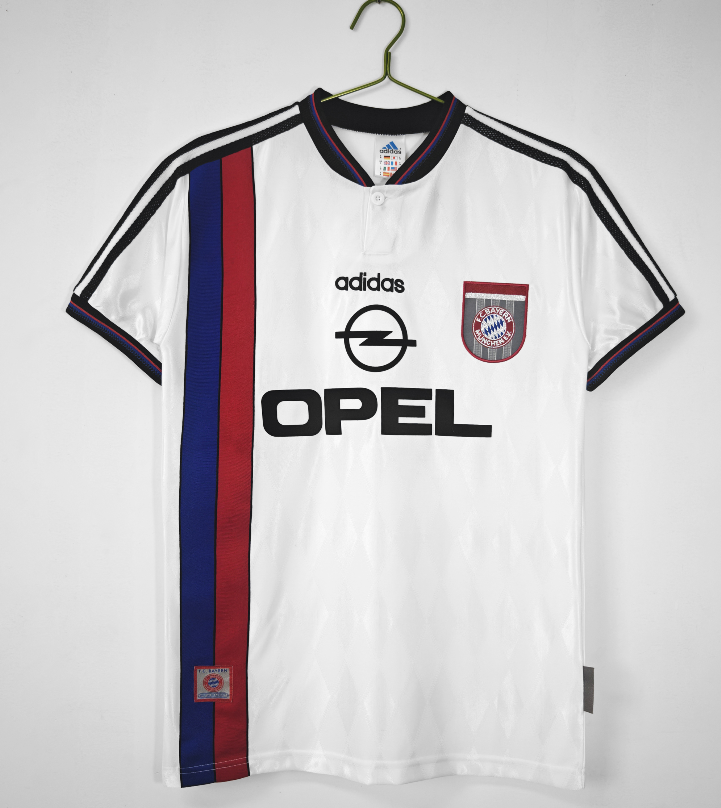 1996-1998  Bayern away Retro  Soccer Jersey