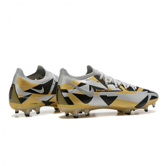 Phantom GT2 Elite FG Soccer Shoes-Grey/Gold-9103343